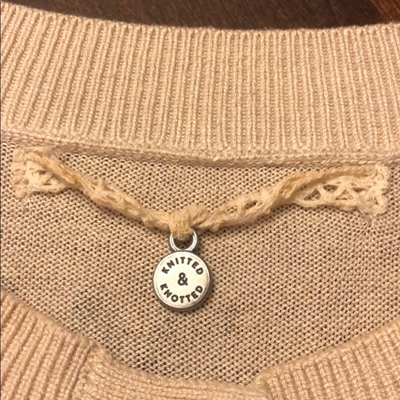 Anthropologie flounce sleeve cardigan. - Picture 3 of 6